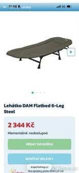 Rybářské lehátka