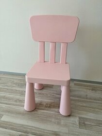 Židle IKEA růžová