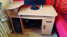 Prodám psací stůl pro PC s výsuvnou deskou na klávesnici