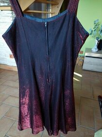 Dvoubarevné měňavé šaty - 1