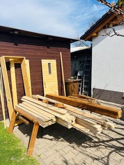 Sauna - materiál na finskou saunu - 1
