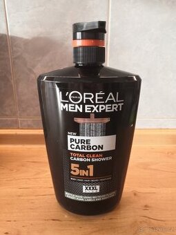 L'ORÉAL PARiS MEN EXPERT Pure Carbon sprchový gel 5v1, 1L - 1