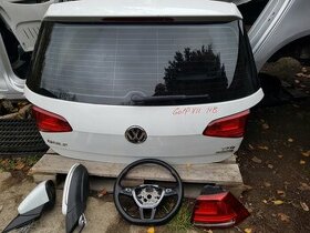 vw golf VII. hb i variant 4x kapota, blatníky světla dveře