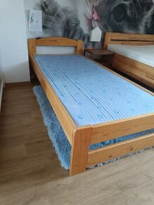 Postel materiál borovice