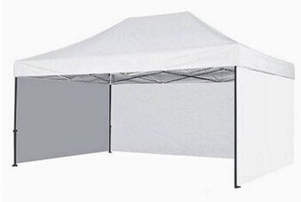 Skládací nůžkový párty stan 3x4,5m s boční plachtou