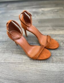 Hnědé sandálky Mango vel.40 - 1