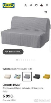 2místná rozkládací pohovka, IKEA