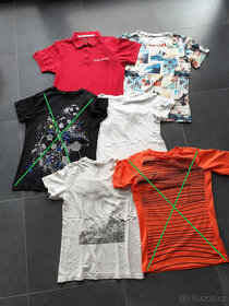 Set 4 chlapeckých triček vel. 152-158