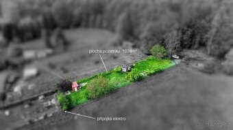Prodej zahrady s chatkou, 1 078 m² – Třinec, lokalita u lesa