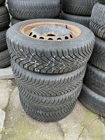 Plech disky 4x98 včetně zimních pneu 175/65R14
