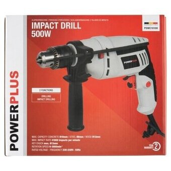 Vrtačka Power Plus Impact Drill 500W