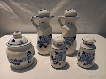 Kuchyňská porcelánová sada - olej, ocet, ...