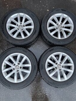 Originál kola Volkswagen R16 215/60, zimní pneu, 5x112