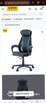 Herní židle, křeslo