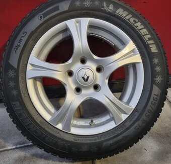 15"ZIMNÍ OBUTÁ KOLA 5x114.3,RENAULT SCENIC-3+ČIDLA