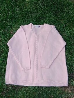 Dámský světle růžový svetr