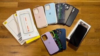 iPhone 15 Pro 256 GB - stav nového, zár ALZA do 12.08.2026