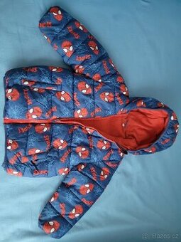 Prošívaná bunda Pepco Spiderman vel. 110