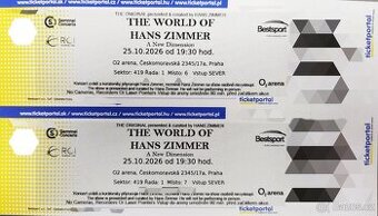 The World Of Hans Zimmer: 1 Rada Horni Sezení 25.10.2026 O2