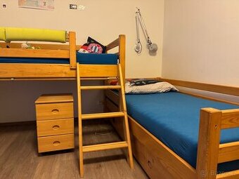 Domestav-dětský pokoj - postele s matracemi - 1