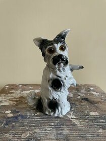 Pes - porcelánová lampa, aroma lampa