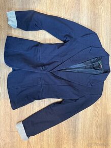 Tmavě modré sako velikost S