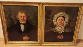 Biedermeier párové portréty