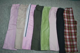 Kalhoty, zateplené, tepláky vel. 110-116