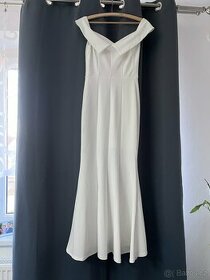 Bílé šaty- nové - 1