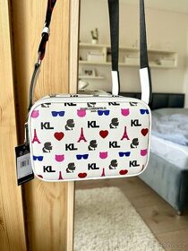 BÍLÁ CROSSBODY KABELKA KARL LAGERFELD