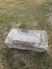 Žulové kamenné koryto- délka 58 cm