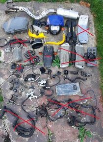 Prodám díly na husqvarna 610 TE/SM