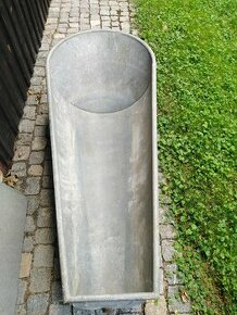 Vana pozinkovaná plechová zahradní, necky