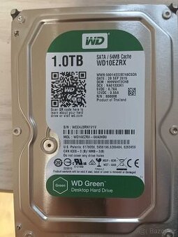WD10EZRX-00A3KB0 1TB/64MB bez vadných bloků- viz. screeny