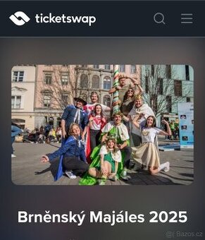 2 listky Brněnský Majales 2025