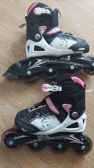 Dětské kolečkové brusle; INLINE; vel. 28-32