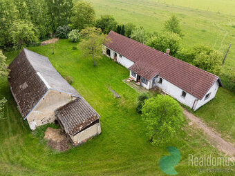 Prodej, chalupa samota 177 m2, pozemek 29 380 m2, Štěpánovic