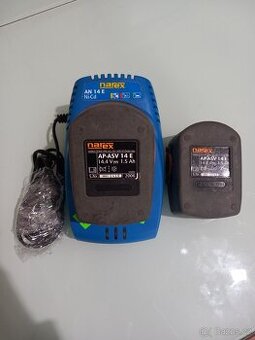 NAREX AN14E 14,4V AKU NABIJEČKA + 2X BATERIE