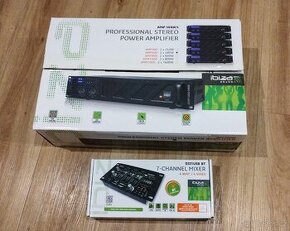 DJ mixpult IBIZA a zesilovač IBIZA 2x480W - 1