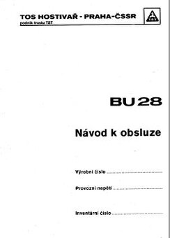 Návody ke strojům