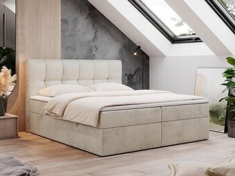 Boxbed Boxspring 3 barvy Lori 160/ 180x200cm Nová