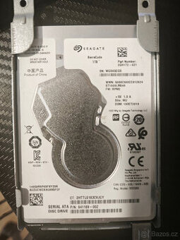 Hdd Seagate barracuda 1 TB 2,5 palce