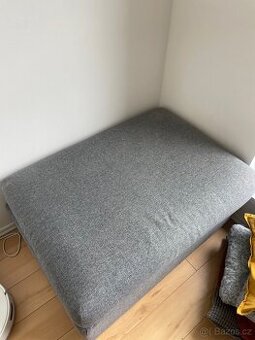 2x VIMLE Podnožka s úložným prostorem šedá