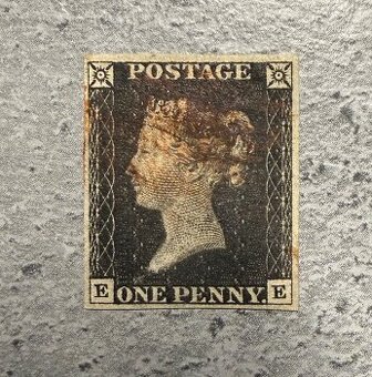 Poštovní známky Anglie - Penny Black