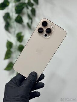 iPhone 16 Pro Max 256GB zlatý - 100% baterie