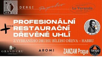 Profesionální dřevěné uhlí z 100% habru