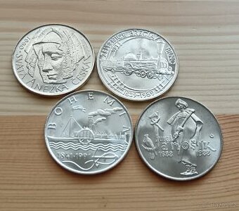 Stříbrné pamětní mince Československa 50kčs