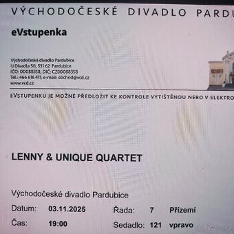 Lenny v Pardubicích