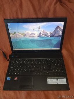 15,6" notebook Acer, Intel i3 2,4ghz, 0,5gb grafika