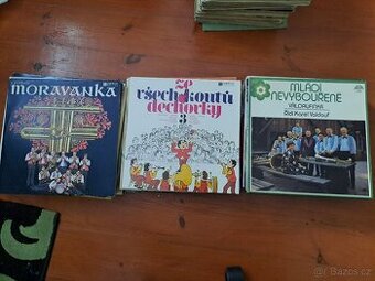 LP desky převážně dechovky